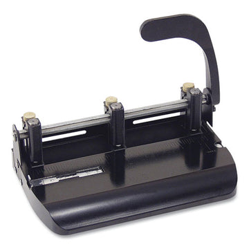 Officemate 32-sheet Heavy-duty Two-three-hole Punch With Lever Handle, 9-32" Holes, Black freeshipping - TVN Wholesale